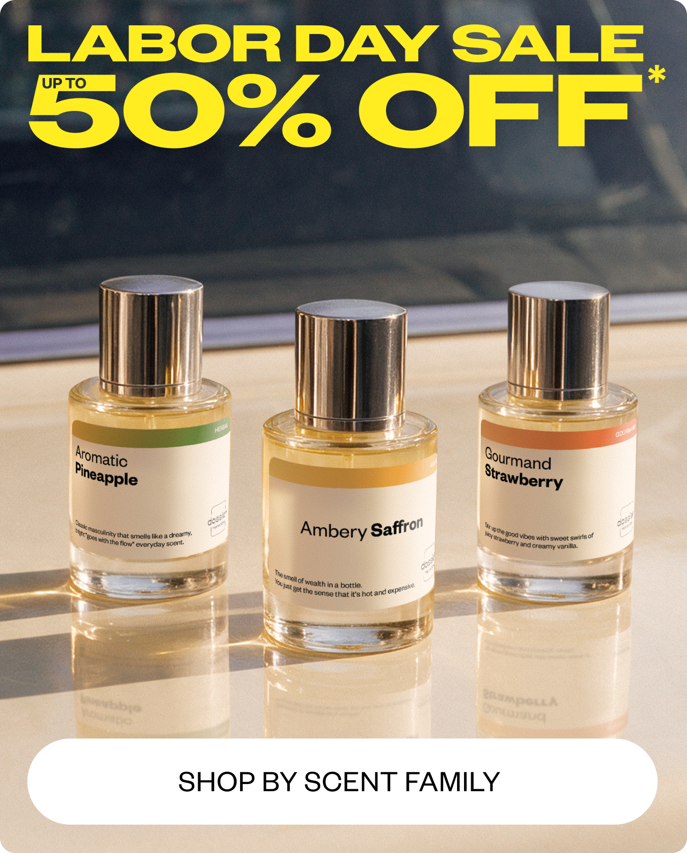 Labor day sale, up to 50% off.