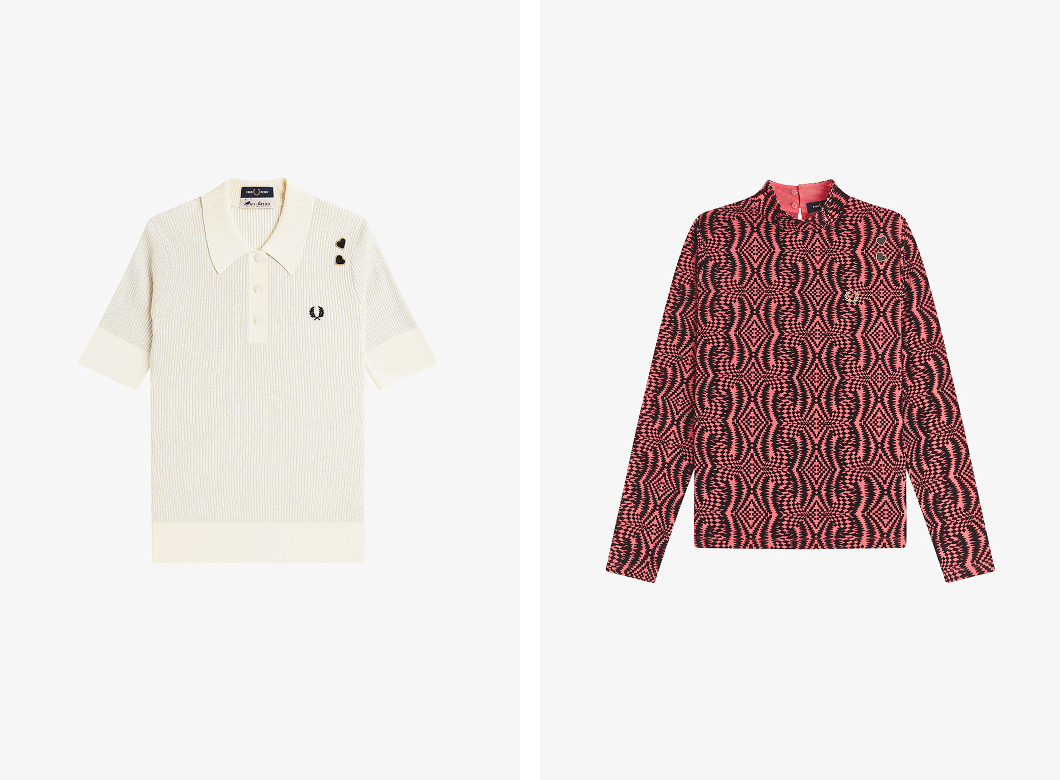 A selection from the Fred Perry x The Amy Winehouse Foundation 