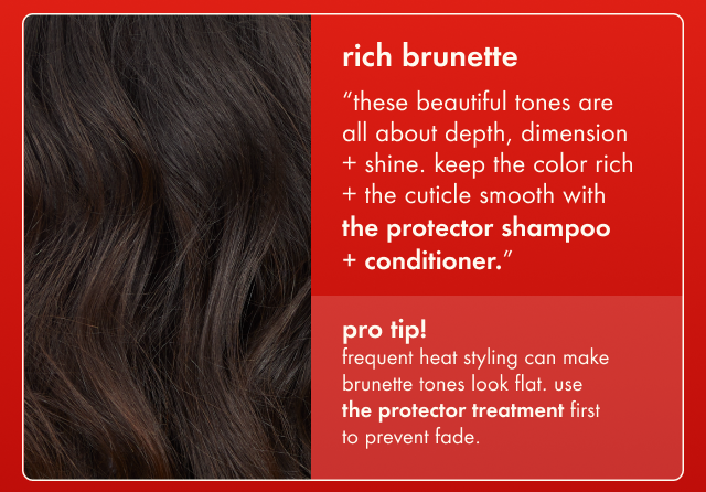 protect brunette hair 
