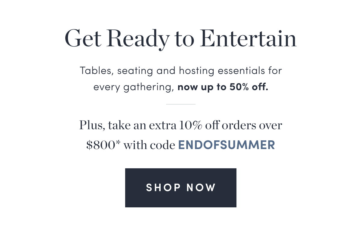 Up to 50% Off Dining Furniture