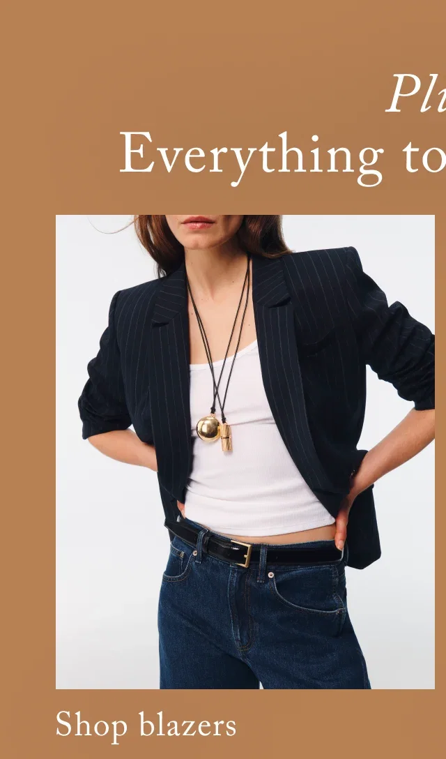 Plus, Everything to wear to work. Shop blazers.