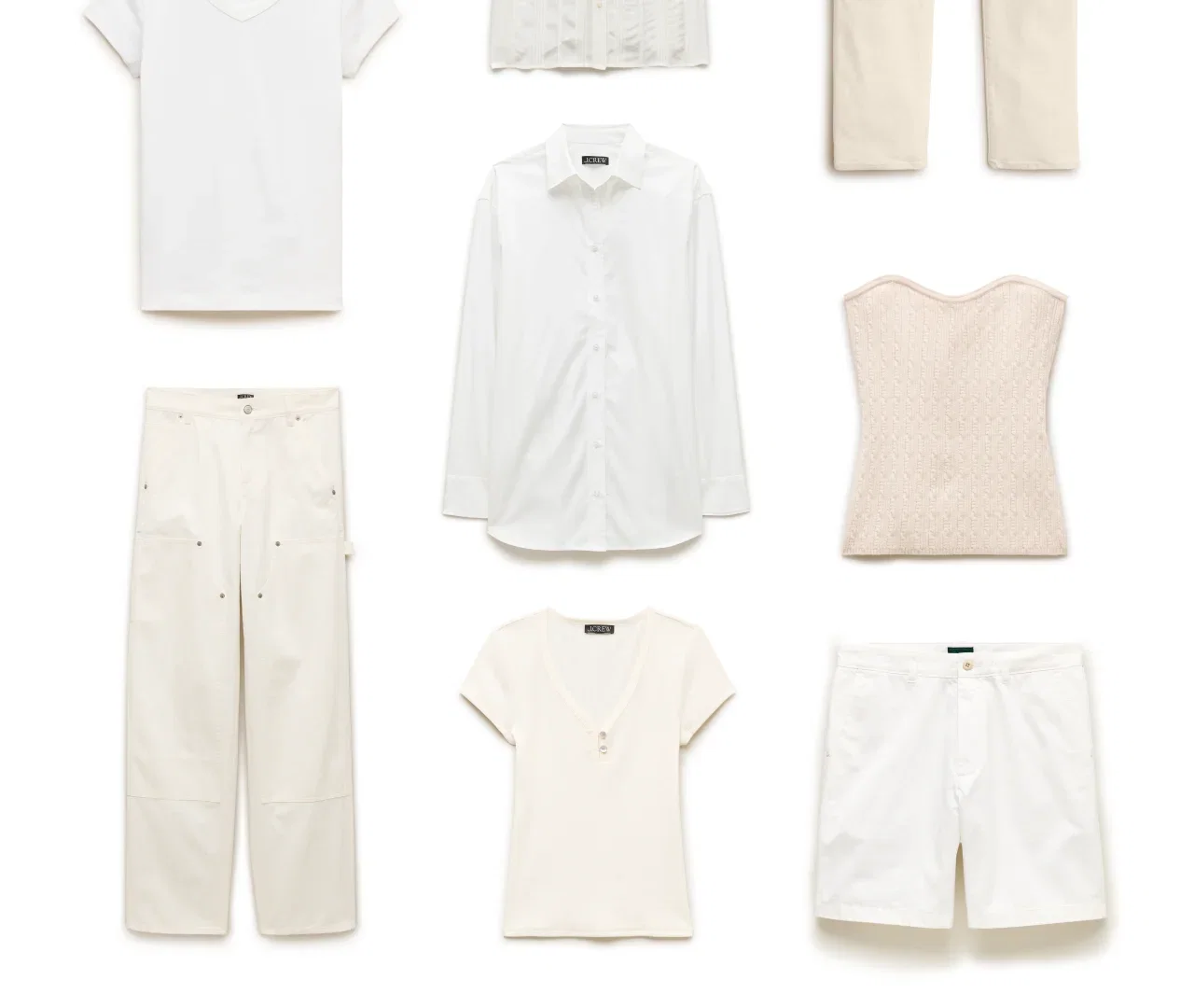 Make it Monochrome, shop womens white sweaters.