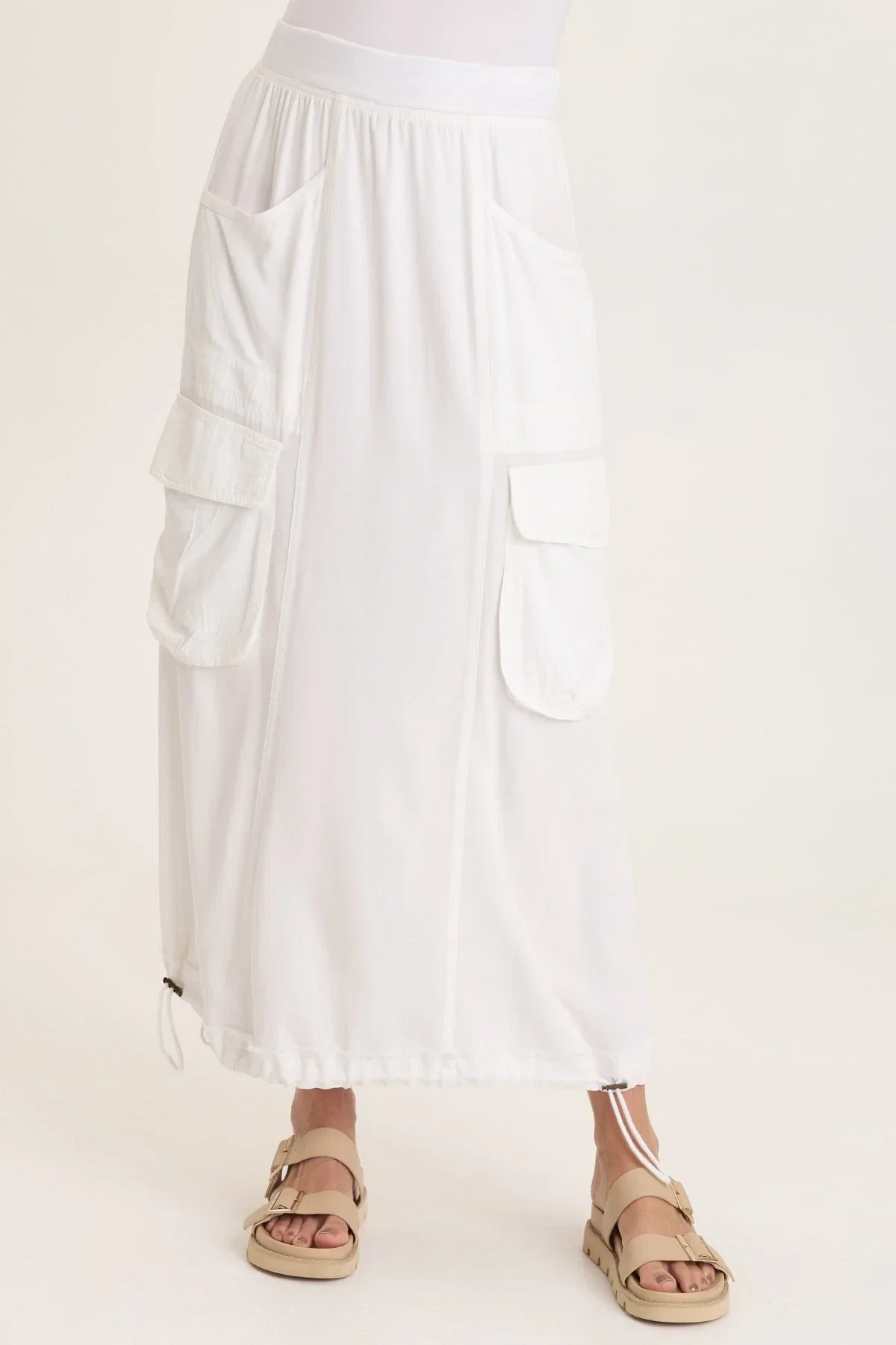 Image of Ingram Cinchable Cargo Twill Skirt
