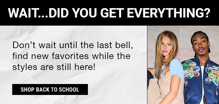 SHOP BACK TO SCHOOL