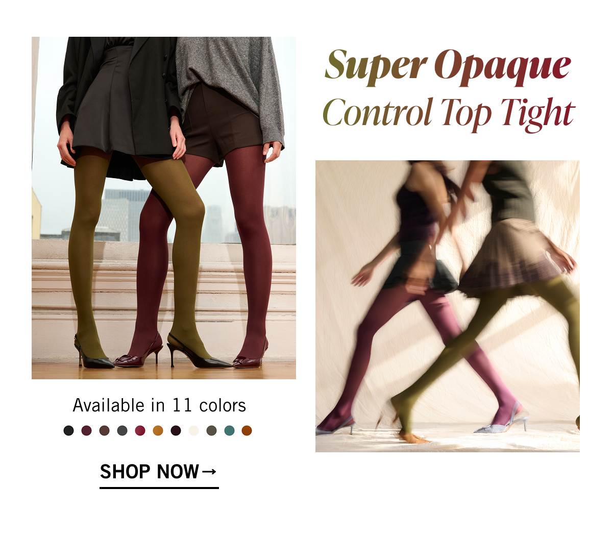 Super Opaque Control Top Tight