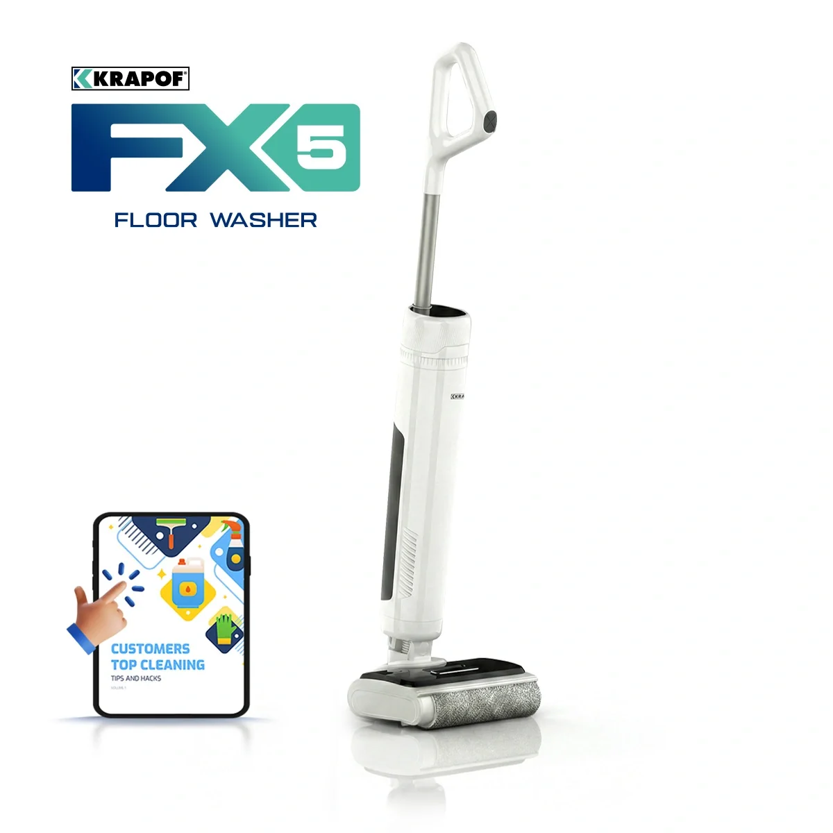 Image of KRAPOF® FX5 Cordless Hard Floor Washer