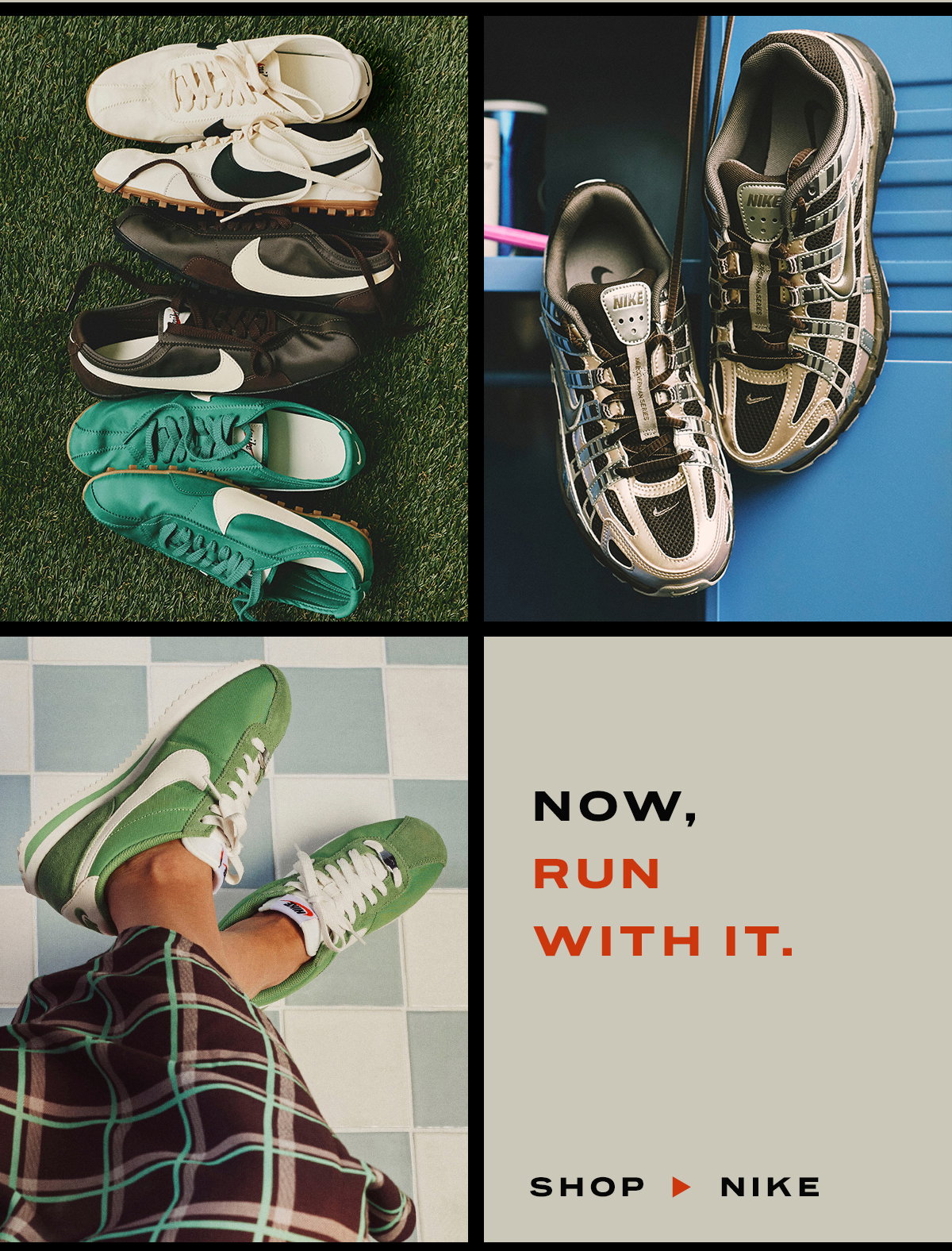 now, run with it. shop nike