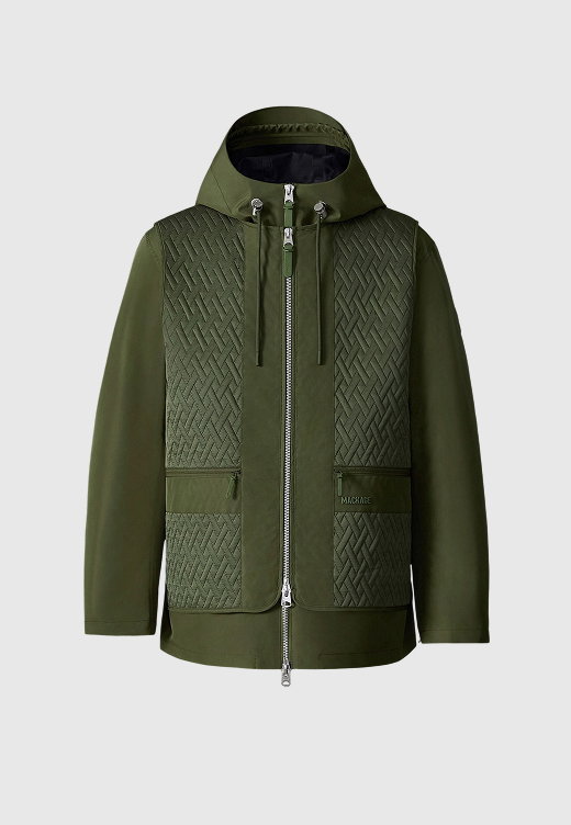 DIEGO 3-in-1 Quilted Rain Jacket