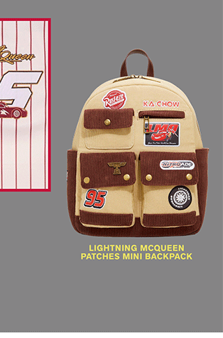 Lightning McQueen Patches Mini Backpack