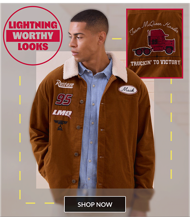 BL and Disney Pixar's Cars. Lightning worthy looks. Shop now.