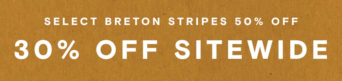 30% OFF Sitewide