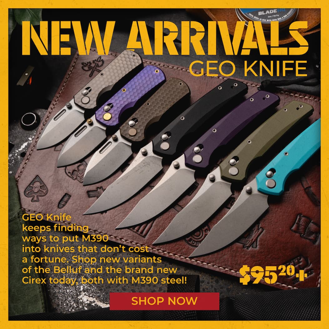 GEO Knife New Arrivals