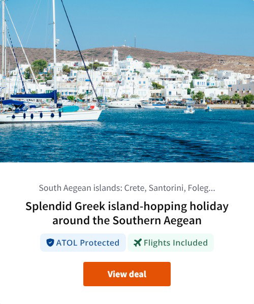 Splendid Greek island-hopping holiday around the Southern Aegean
