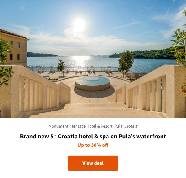 Brand new 5* Croatia hotel & spa on Pula%27s waterfront