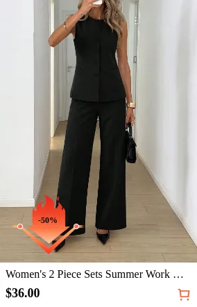 Women s 2 Piece Sets Summer Work...