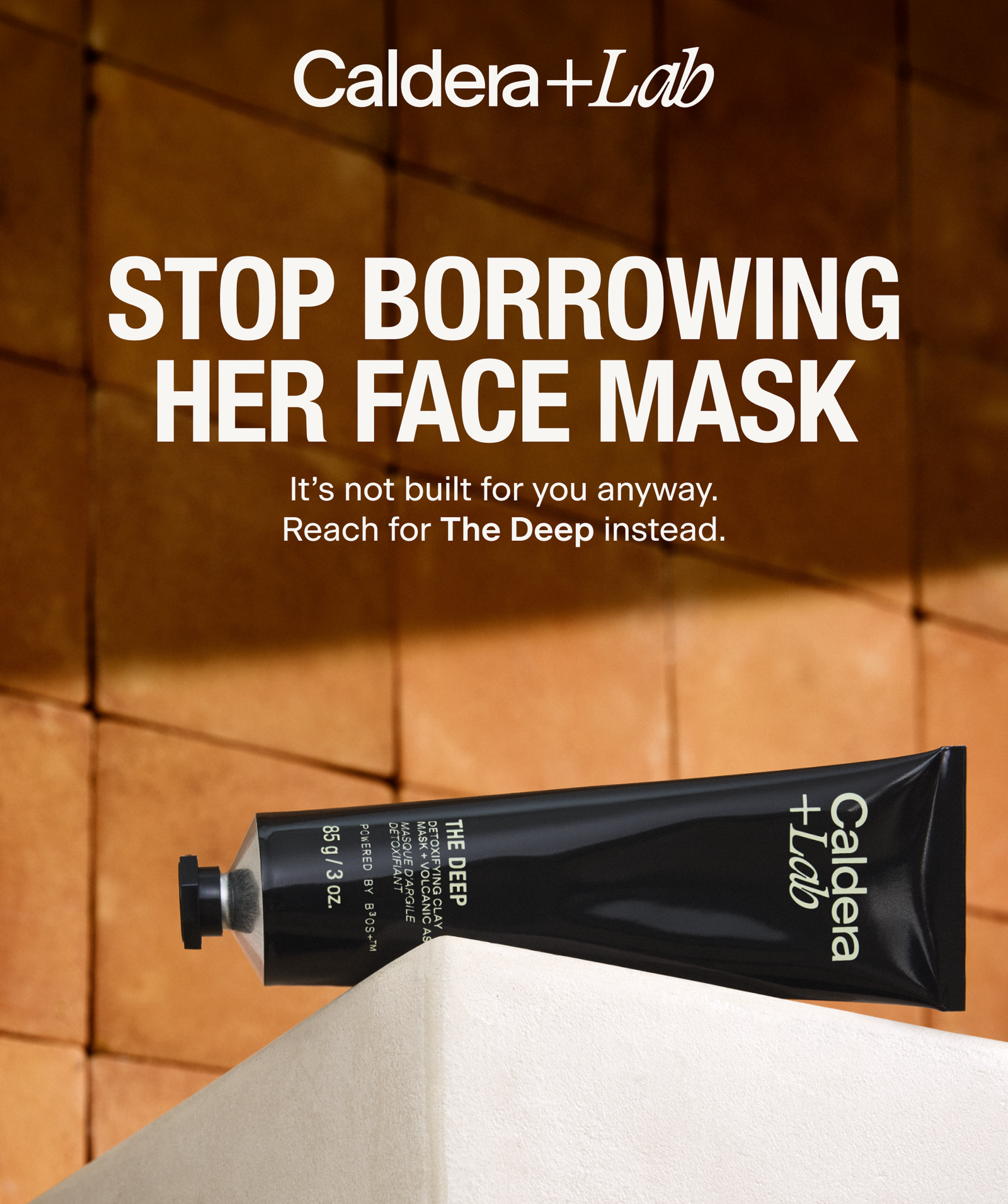 STOP BORROWING HER FACE MASK | It's not built for you anyway. Reach for The Deep instead.