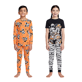 Character Kids' 4-piece Halloween Pajama Set