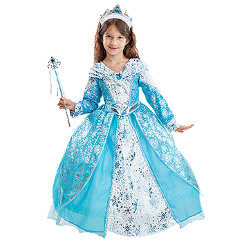 Teetot Enchanting Blue Princess Child Costume