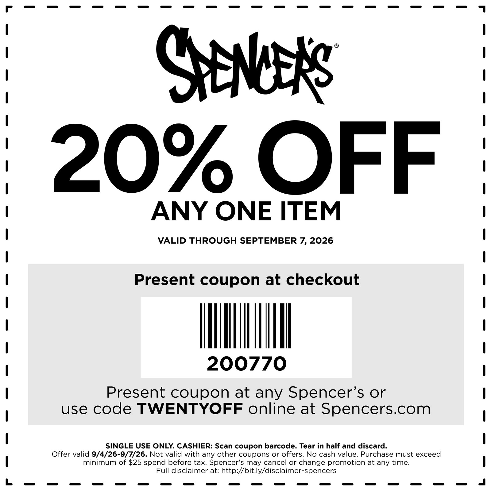 20% Off Coupon