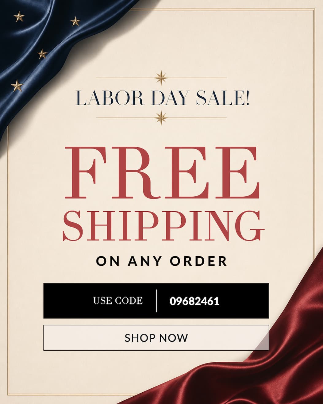 Labor Day Sale! | FREE Shipping on Any Order 