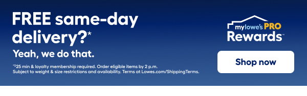 FREE same-day delivery?* Yeah, We do that.