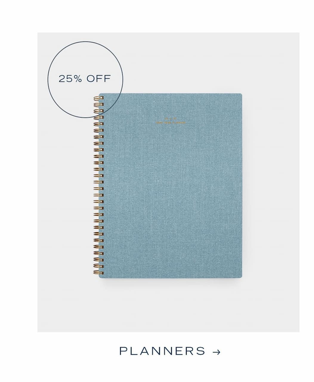25% Off Planners