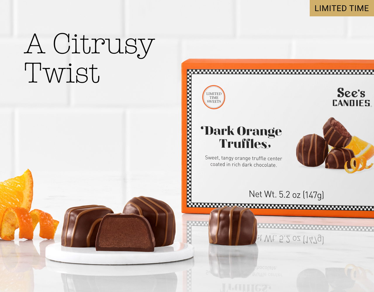See's Candies | Limited Time | A Citrusy Twist