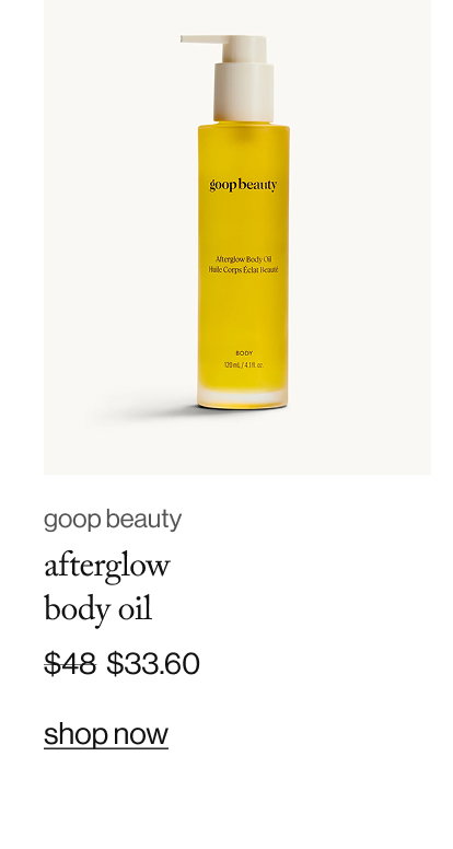 Afterglow  Body Oil