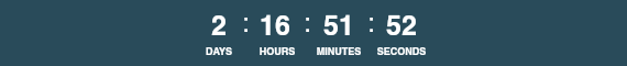 72 Hour Countdown Timer