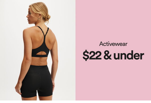 Activewear $22 & under
