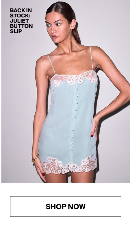 Juliet Button Slip In Frosted Mint