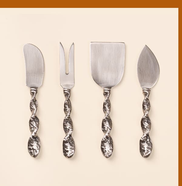 Shelton Metal Cheese Knives
