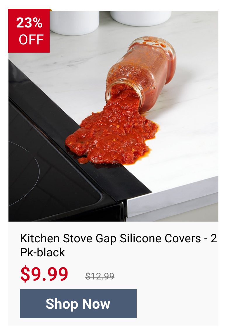 Kitchen Stove Gap Silicone Covers - 2 Pk.