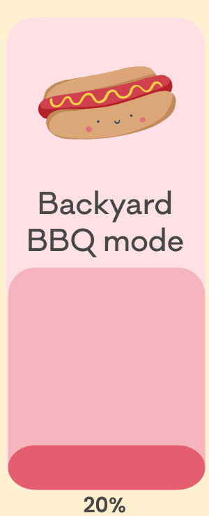 Backyard BBQ mode