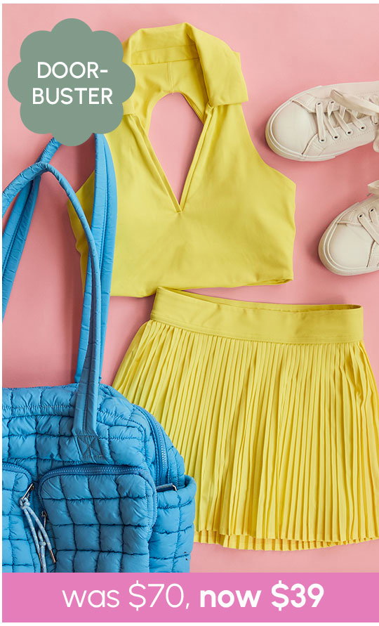 Sweet Strides Beam Yellow Open Back Brami