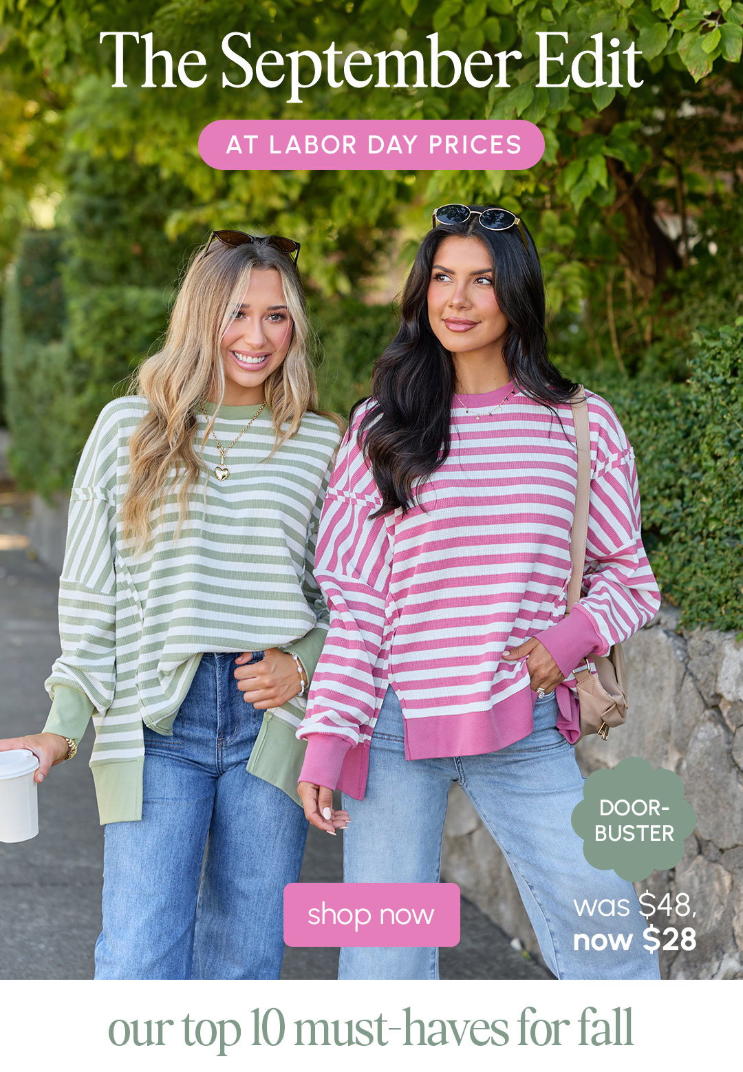 The September Edit at Labor Day prices