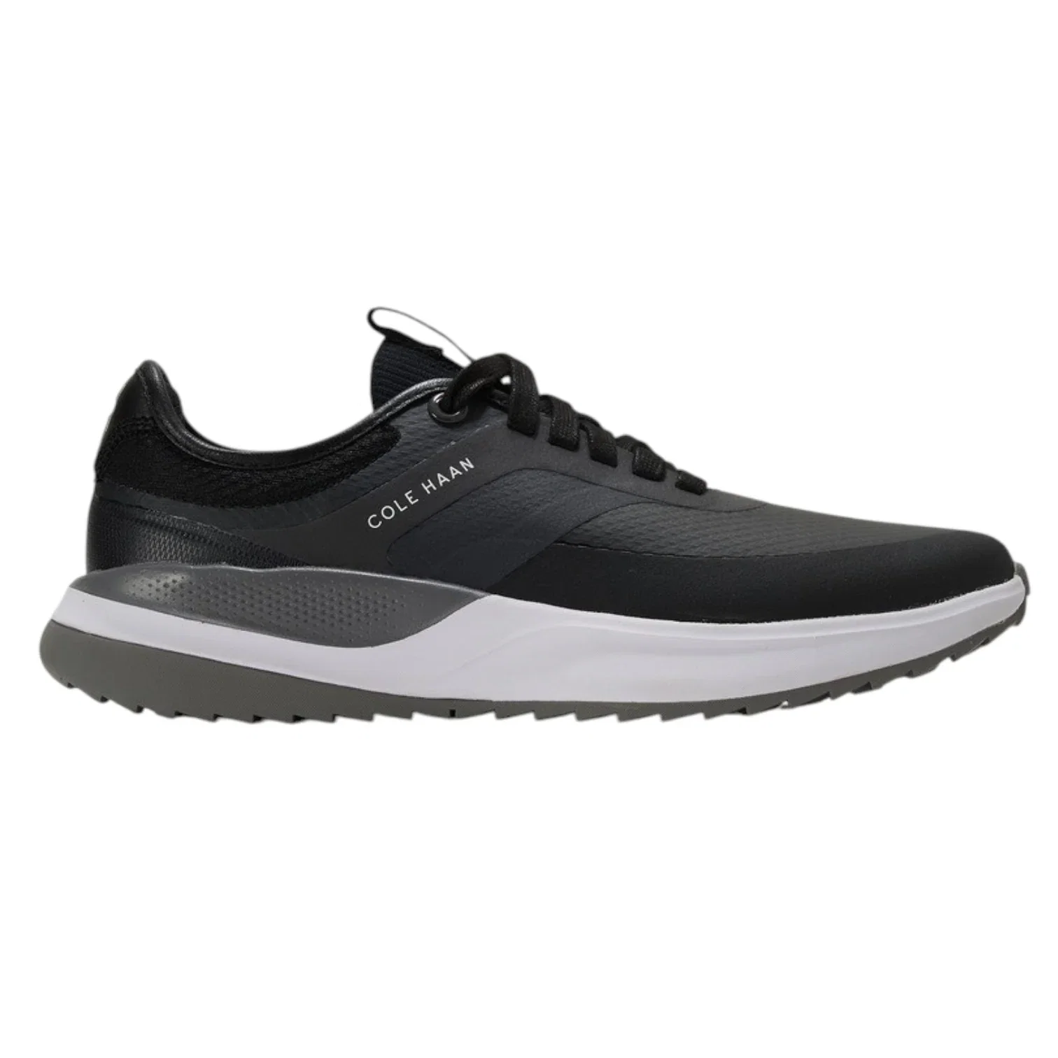 Image of Cole Haan GrandPrø All Day Wide Golf Shoes - White/Black