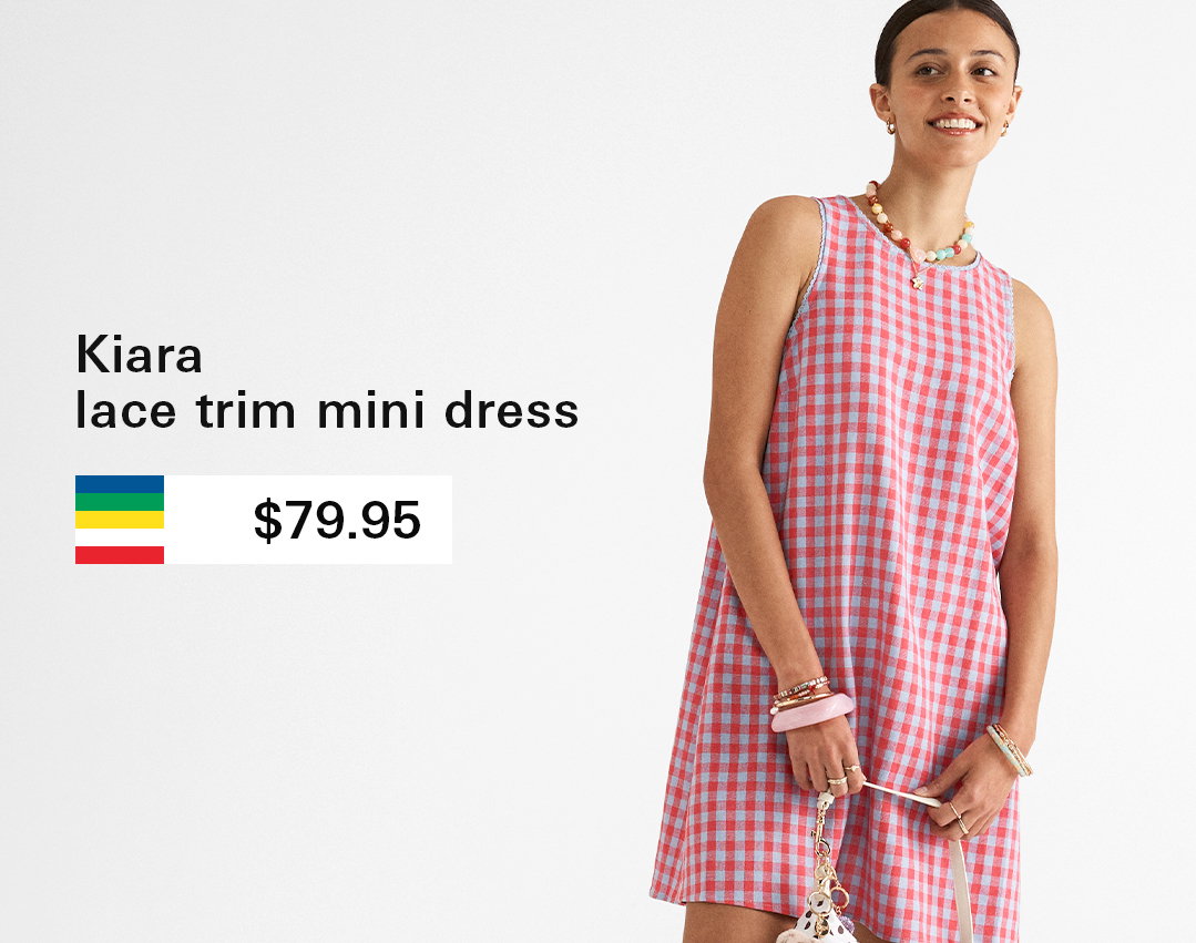 KIARA LACE TRIM MINI DRESS