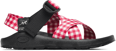 Mega Z/1 Wide-Strap Gingham Red