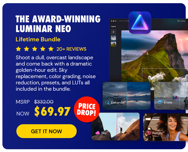 The Award-Winning Luminar Neo Lifetime Bundle (Refresh)