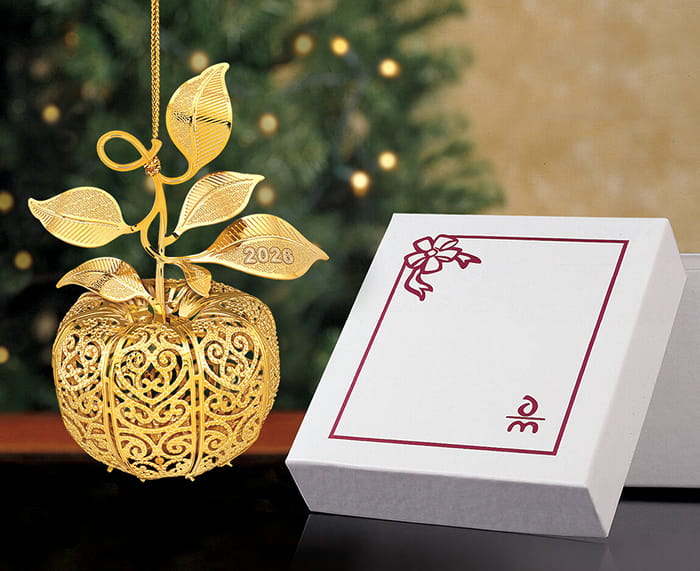 2026 Annual Gold Christmas Ornament