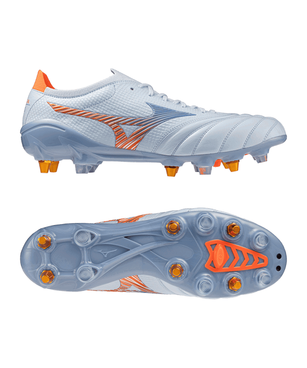 Mizuno Morelia Neo V Beta Japan Mix SG Serene Spark Blau F22