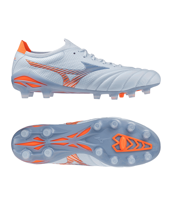 Mizuno Morelia Neo V Beta Japan FG Serene Spark Blau F22