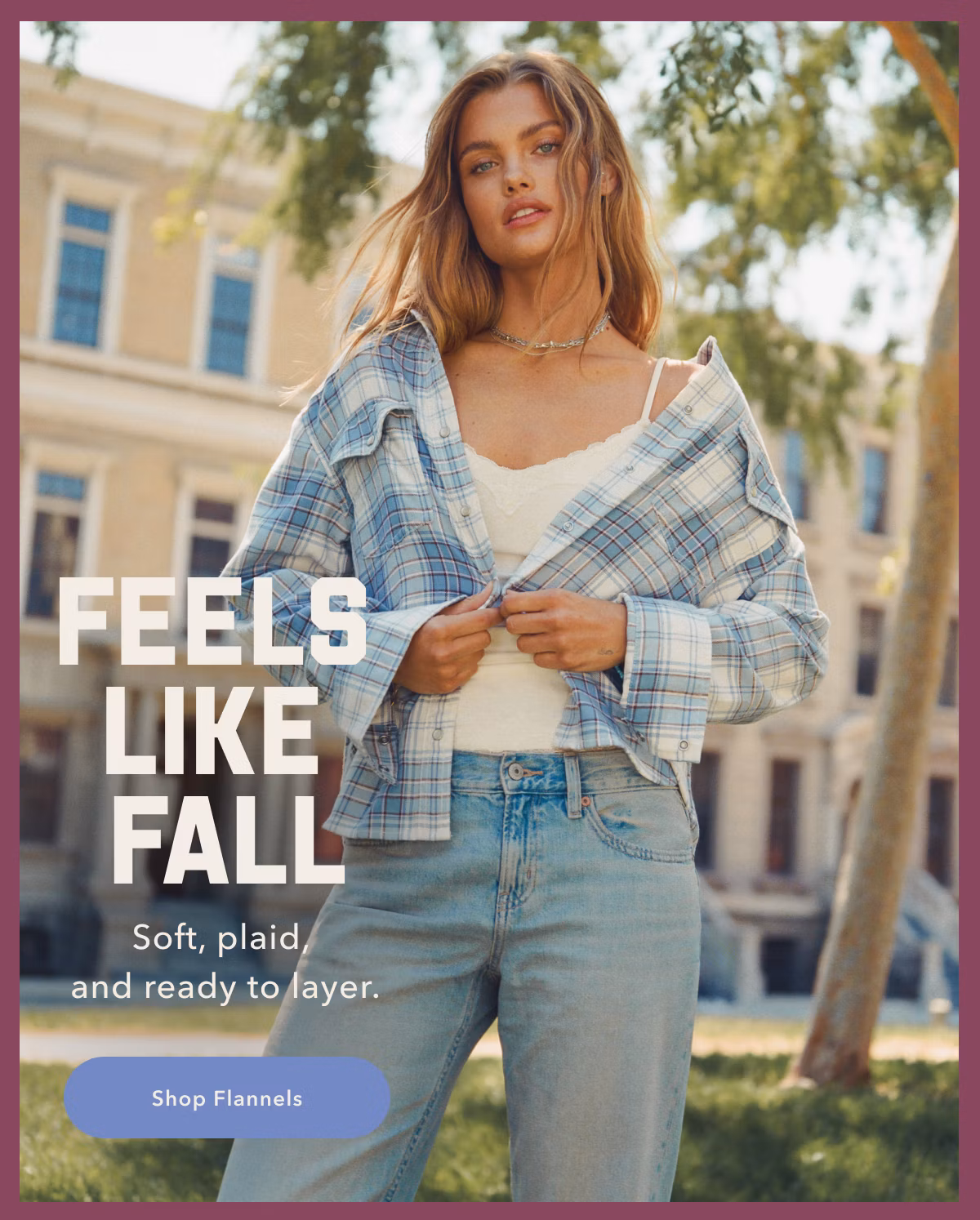 Feels Like Fall | Soft, plaid, and ready to layer. | Shop Flannels