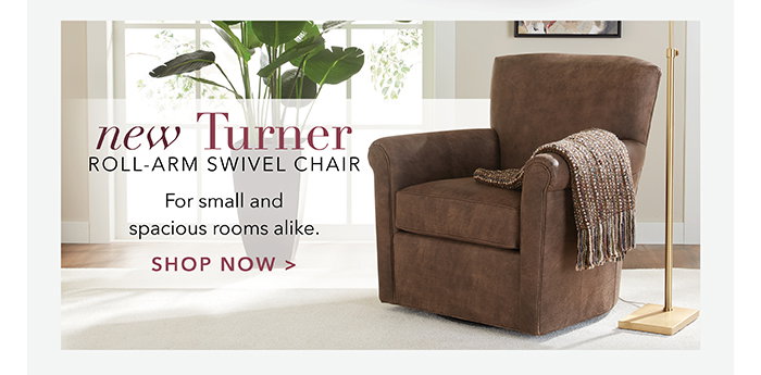 NEW Turner Roll-arm Swivel Chair | Shop >