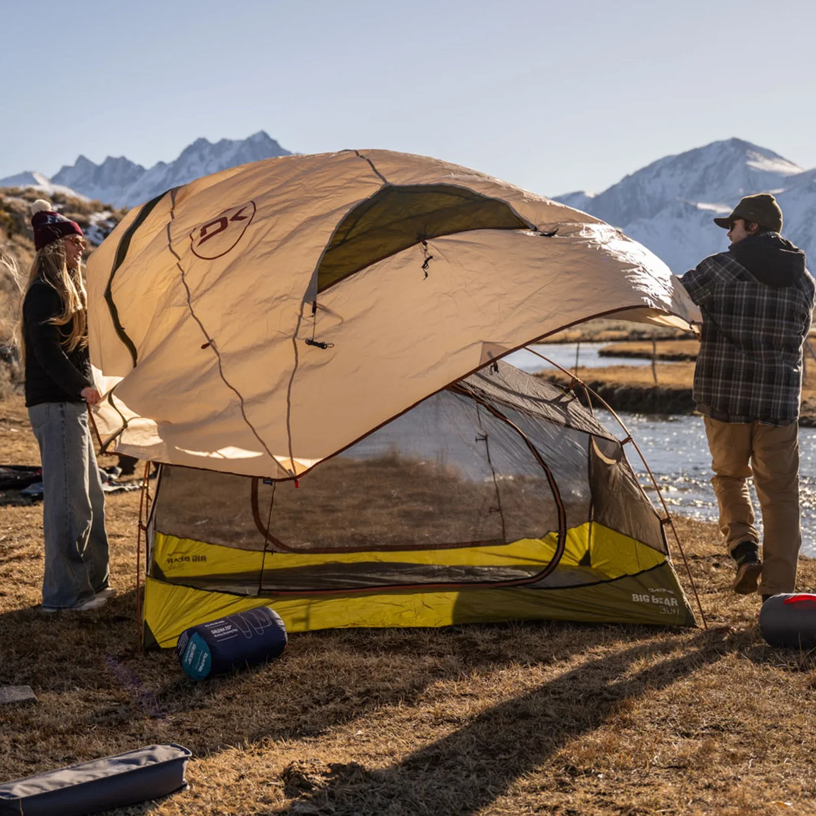 Image of Big Bear 3-Person Tent - Mojave Desert/Dark Olive