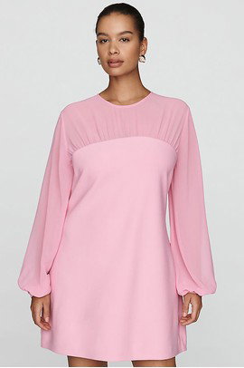 Endless Rose Plus Ruched Mini Dress