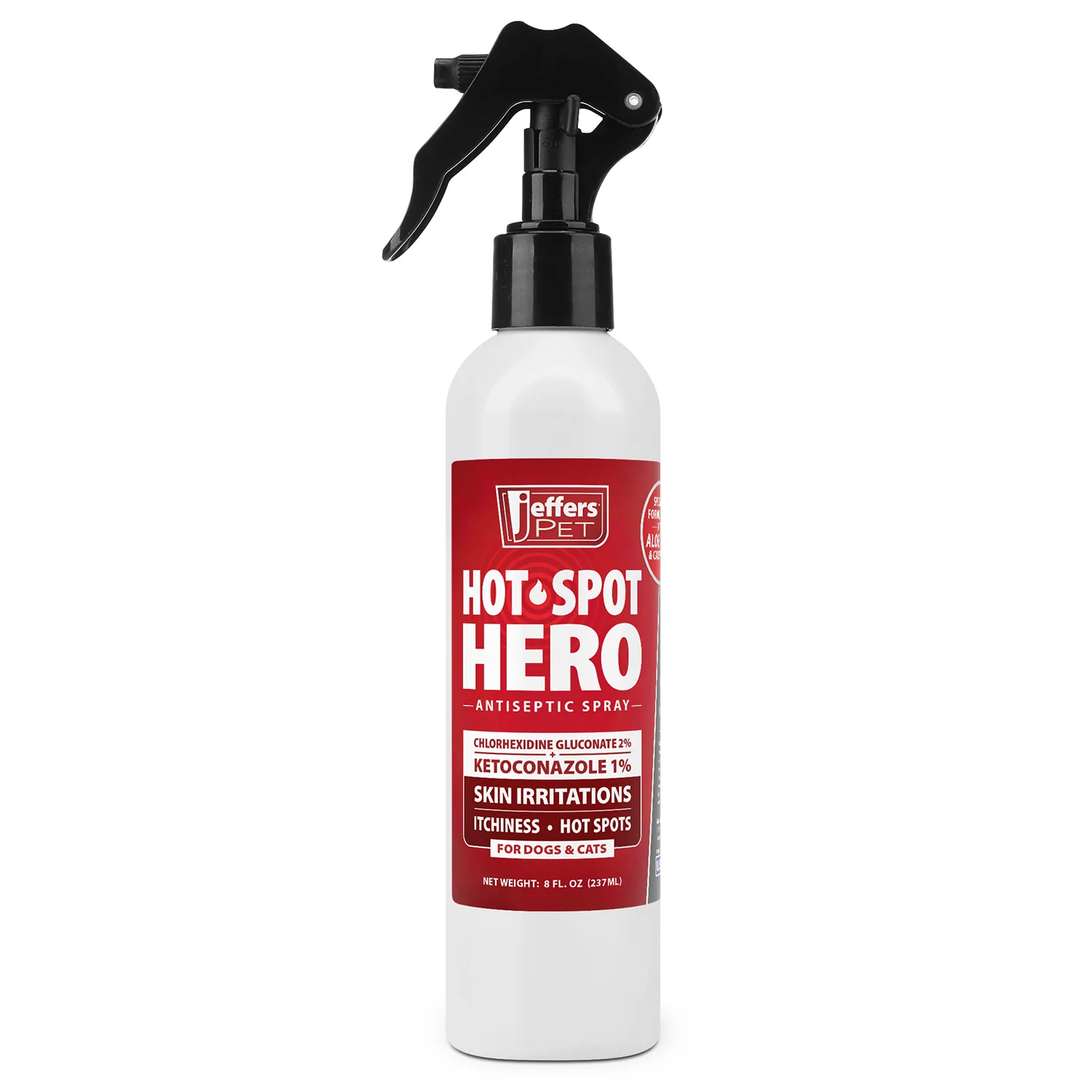 Jeffers Hot Spot Hero Antiseptic Spray for Dogs, Cats and Horses, 8 oz