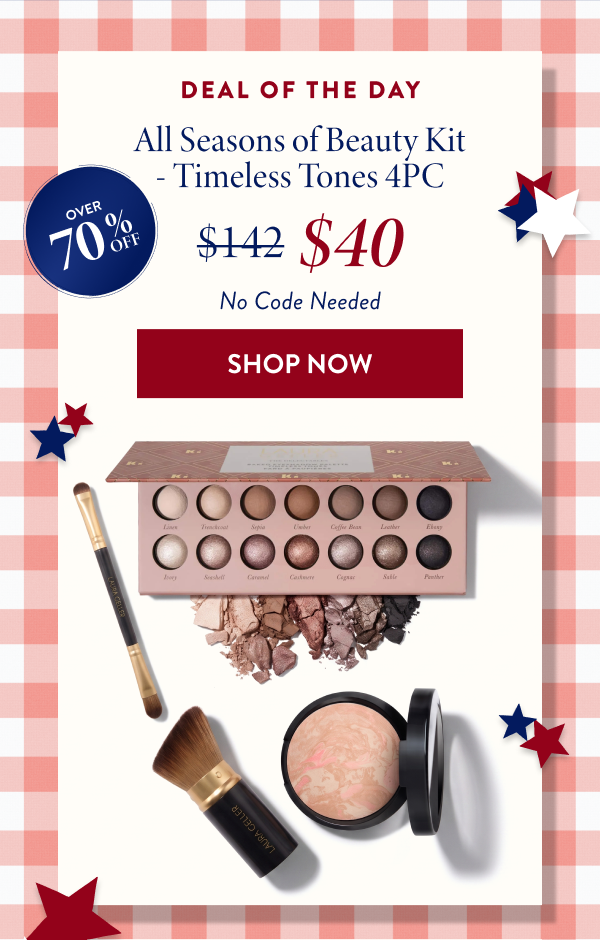 Deal Of The Day | All Seasons of Beauty Kit - Timeless Tones 4PC | Shop Now