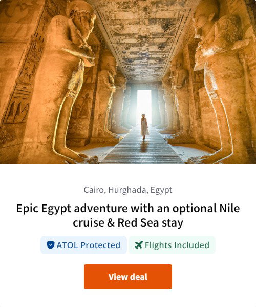 Epic Egypt adventure with an optional Nile cruise &amp; Red Sea stay